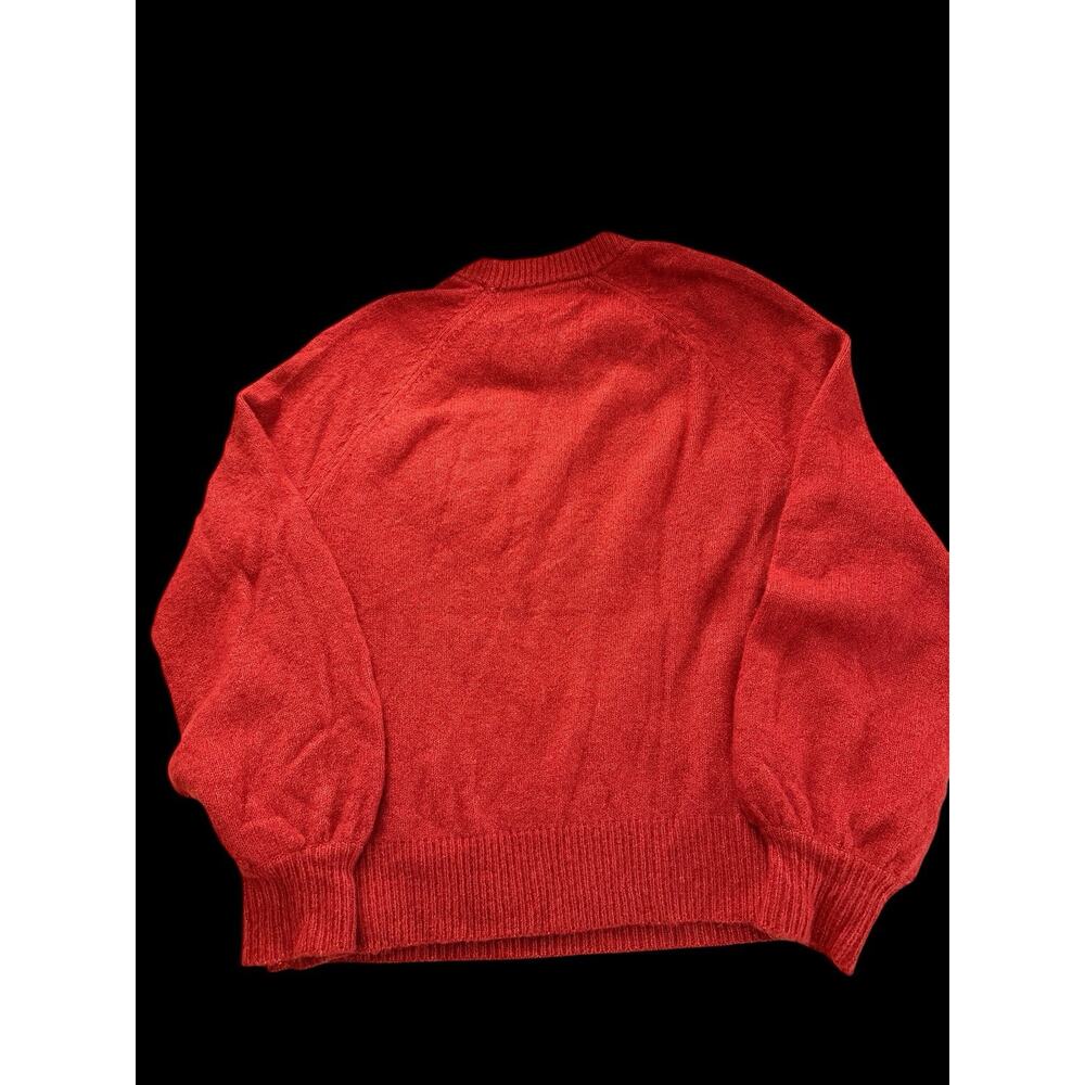 Wilfred by Aritzia SoftSpoke™ Sonder Sweater – Wine Red / Flashing Red Size S - Picture 3 of 4